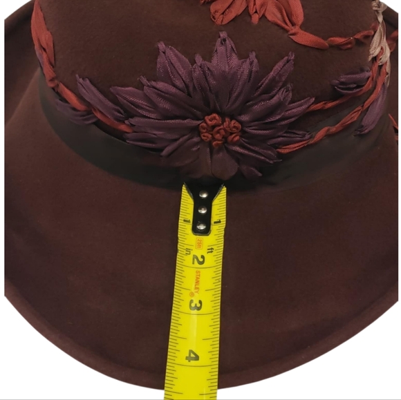 Louise Green‎ Santa Monica Burgundy Millinery Hat main image 7